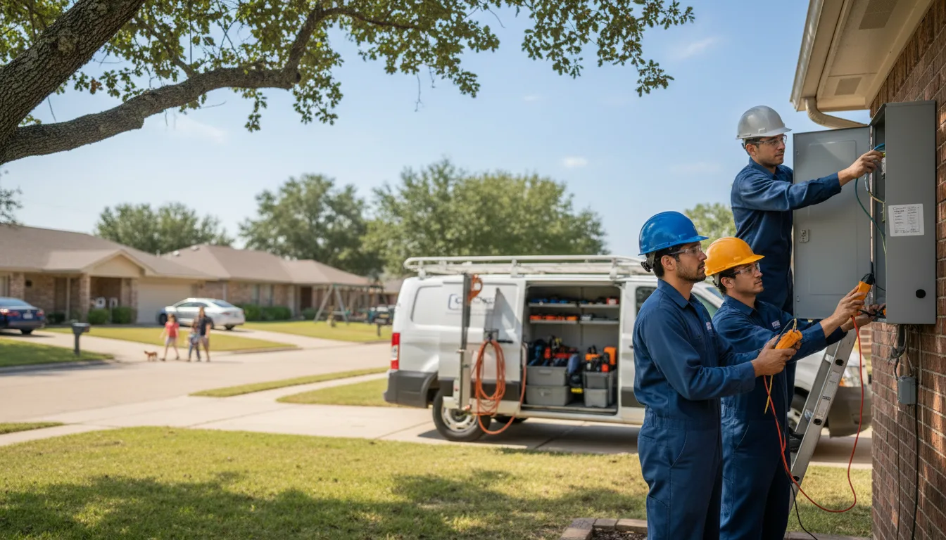 Certified electrician providing emergency electrical services in Strandburg, SD